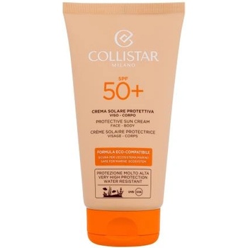 Collistar Protective Sun Cream Eco-Compatible SPF50+ органичен слънцезащитен крем за тяло и лице 150 ml