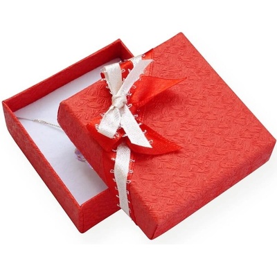 JK Box Červená s mašličkou GS-5/A7 – Zboží Dáma