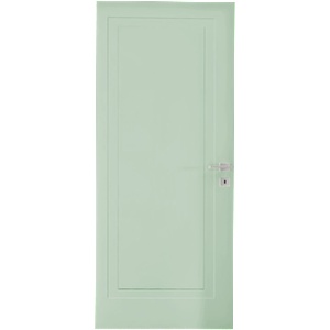èkasa group Интериорна врата с каса EKASA LIGHT 80x210х12 см, панти, магнитна брава, дърво, салвия (LI-803/SALVIA)