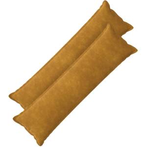 vidaXL Калъфка за възглавница 2 бр. HOUTEN Жълто 40 x 145 см (917263)