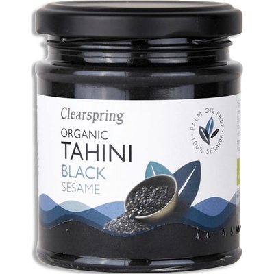 Clearspring Tahini 100% sézamová pasta z čierneho sezamu 170 g