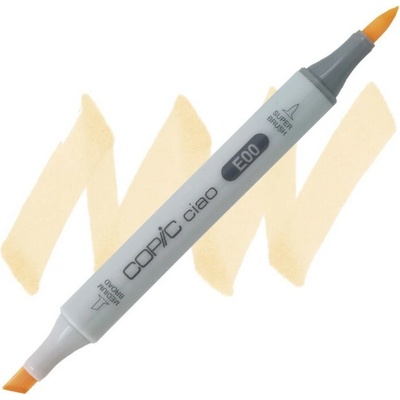 Lihová fixa COPIC Ciao oboustranná Brush & Chisel, Cotton pearl (E00)