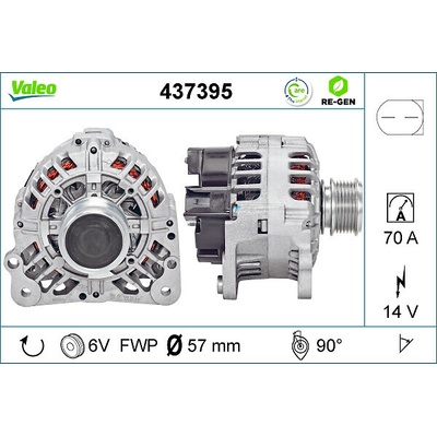 Alternátor VALEO 437395