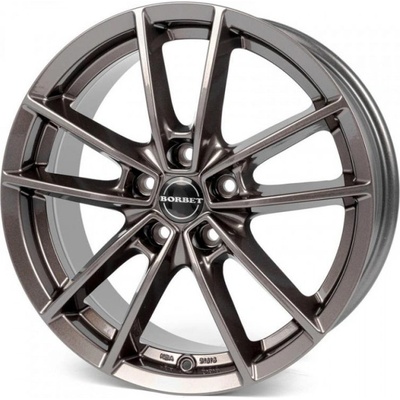 Borbet W 6x15 5x112 ET43 mistral anthracite gloss