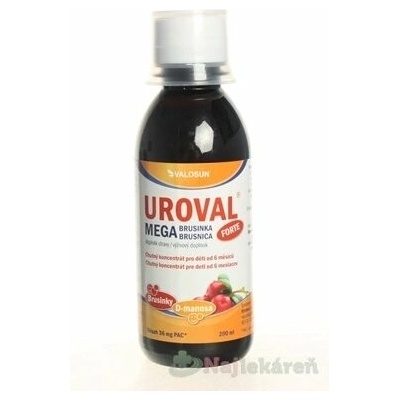 Uroval Mega Brusinka Forte 200 ml