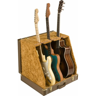 Fender Classic Series Case Stand 3 Brown Мулти стойка за китара (0991023522)