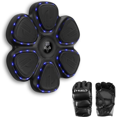 HMS TB12 Elektronický boxerský terč s LED Bluetooth a rukavicemi