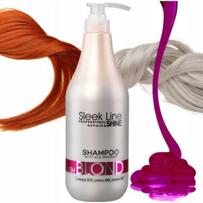 Sleek Line Blush Blond Stapiz regenerace a hydratace Šampon 1000 ml
