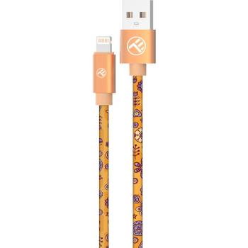 Tellur Кабел Tellur GRAFFITI USB към Lightning, 3A, 1м - Orange (TLL155611)