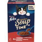 FELIX Felix Soup Домашна селекция с Говеждо, пилешко и агнешко месо 6 x 48 г