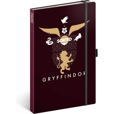 Notique Бележки Хари Потър - Грифиндор, подплатени, 13 x 21 cm BAAGL NOTIQUE | Cherven | Home | UNI