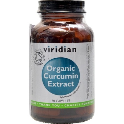 Viridian Organic Curcumin Extract 60 kapsúl