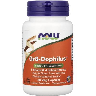 Now Foods Probiotikum Gr-8 Dophilus 60 kapslí