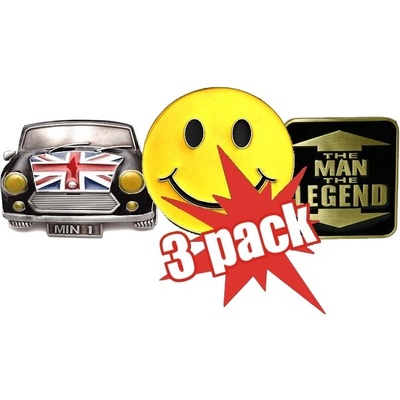 3x Pack Přezky na opasek