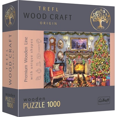 TREFL Wood Craft Origin U krbu 1000 dílků