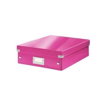 Leitz Organizační box Click & Store M růžová