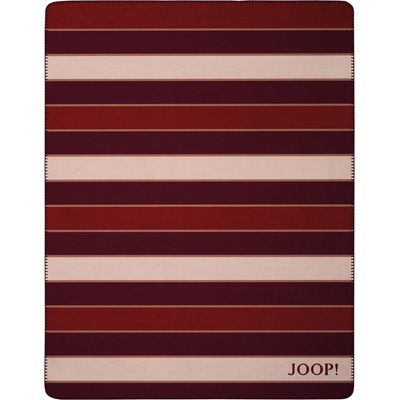 JOOP Stripes Deka červená 150x200