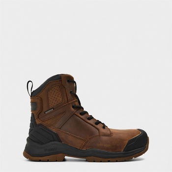 Image 1 of Vismo Обувки Vismo Unisex Adults Steel Toe Cap Slip Resistant Safety Boots - Brown