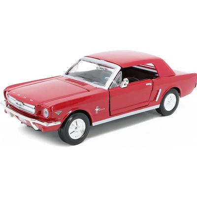 MOTORMAX Motor Max Ford Mustang 1964 červený 1:24