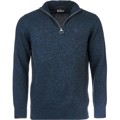 Barbour Essential Lambswool Half Zip Sweater navy mix