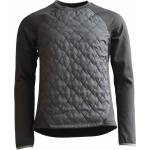 Zimtstern Мъжка фланелка с дълъг ръкав за колоездене Zimtstern Spinz Hybrid Sweater Synthetic jumper - Black Ink / Pirate Black (004-6837-0112)
