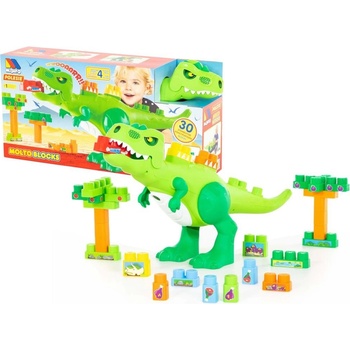 Polesie Molto Blocks Dinosaurové 30 ks