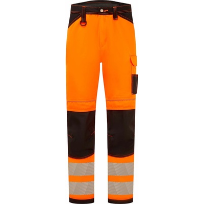 Portwest nohavice PW340 Hi Vis do pasu reflexní Oranžovo čierna