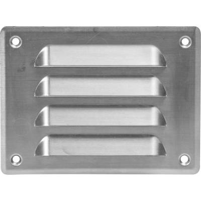 Ventishop KVMa 140x105 hliníková větrací mřížka se síťkou, hliník