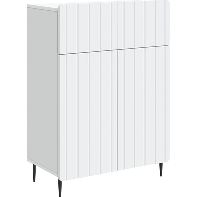 vidaXL Служебен шкаф Бяло 66 x 34, 5 x 92 см Инженерна дървесина (894405)