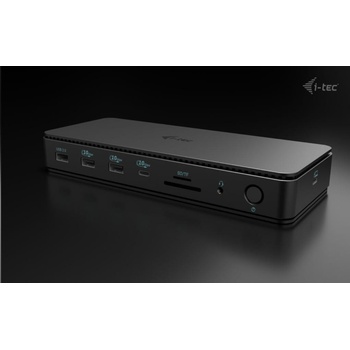 i-Tec USB 3.0 / USB-C / Thunderbolt 3 Dual Display Docking Station + Power Delivery 85W CADUAL4KDOCKPD