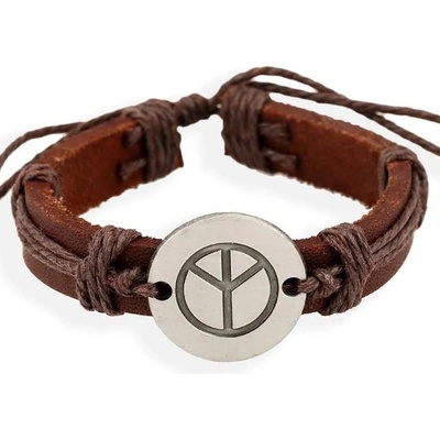 HARAHU Гривна Peace - Тъмно кафяво KP33224 (33224)