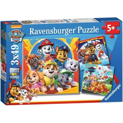 Ravensburger 050482 Tlapková patrola Hrátky v listí 3x49 dílků – Zboží Mobilmania