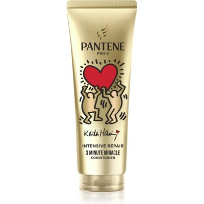 Pantene 3 Minute Miracle Keith Haring intenzívny kondicionér pre poškodené vlasy 220 ml