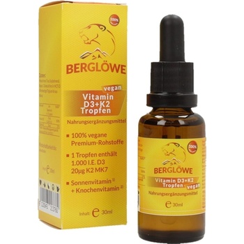 Berglöwe Витамин d3+k2 капки - 30 мл