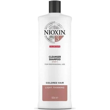 Nioxin Čistiaci šampón pre jemné farbené mierne rednúce vlasy System 3 300 ml)