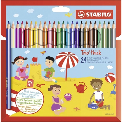 Stabilo Trio silné 203/24-01 sada i pro leváky 24 ks