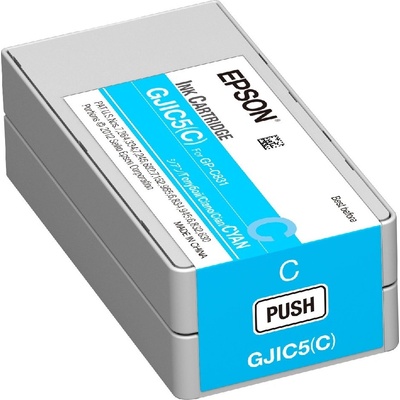 Epson GJIC5(Y) C13S020564 за ColorWorks, циан (cyan) оригинална касета (C13S020564)