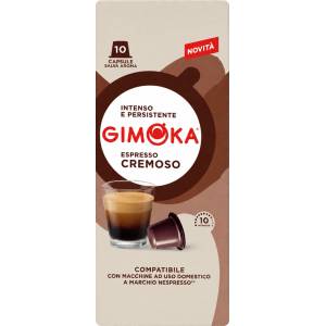 Gimoka Кафе капсули Gimoka Cremoso съвместими с Nespresso, 10 бр