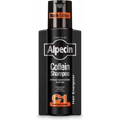 Alpecin Coffein Energizer C1 šampon Black Edition 250 ml