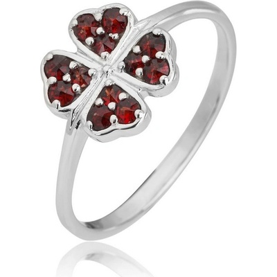 Český Granát Jan Kos Jewellery Stříbrný prsten 12102645010.57