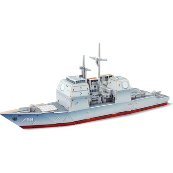 Robotime 3D drevené puzzle Křižník 88 ks