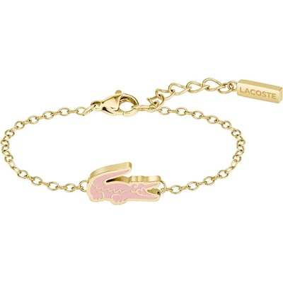Lacoste Rozkošný náramek z pozlacené oceli Cutie Croc 2040530