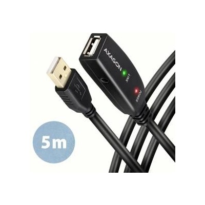 AXAGON USB-A USB Cable - USB-A 5 m Black (ADR205)