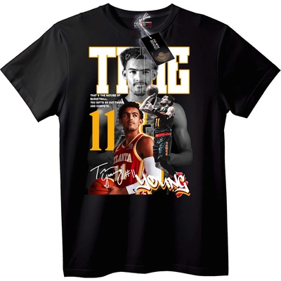 NOONEBRAND Тениска Trae Young #11 Баскетбол - S, Black