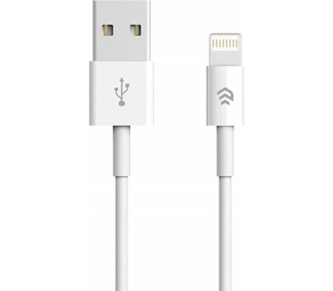 Devia EC080 USB - Lightning, 1m, bílý