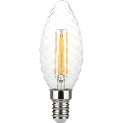 V-TAC LED Stmívatelná žárovka FILAMENT E14/4W/230V 3000K VT1012