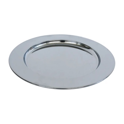 HORECANO BR-Подложна чиния метал Ø33cm ИНОКС (11101 IN) (017113)