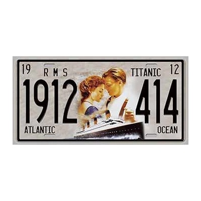 Plechová ceduľa Titanic (707) - ceduľa 30,5cm x 15,5cm Plechová tabuľa