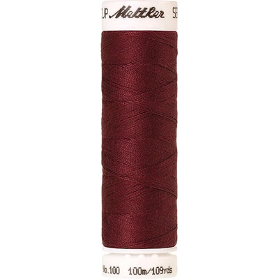 Nitě SERALON 100m na univerzální šití, polyester AMANN Mettler - více barev 6677: 1459 vínová