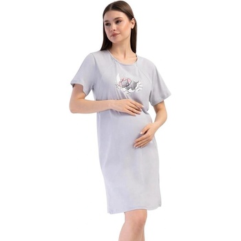 Сива нощница за кърмачки със слонче